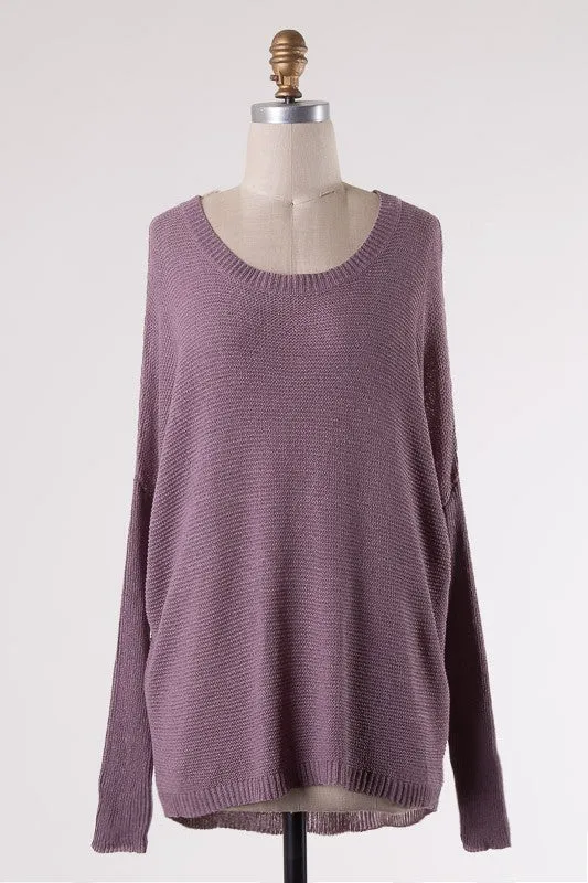 Kinsley Sweater in Mauve