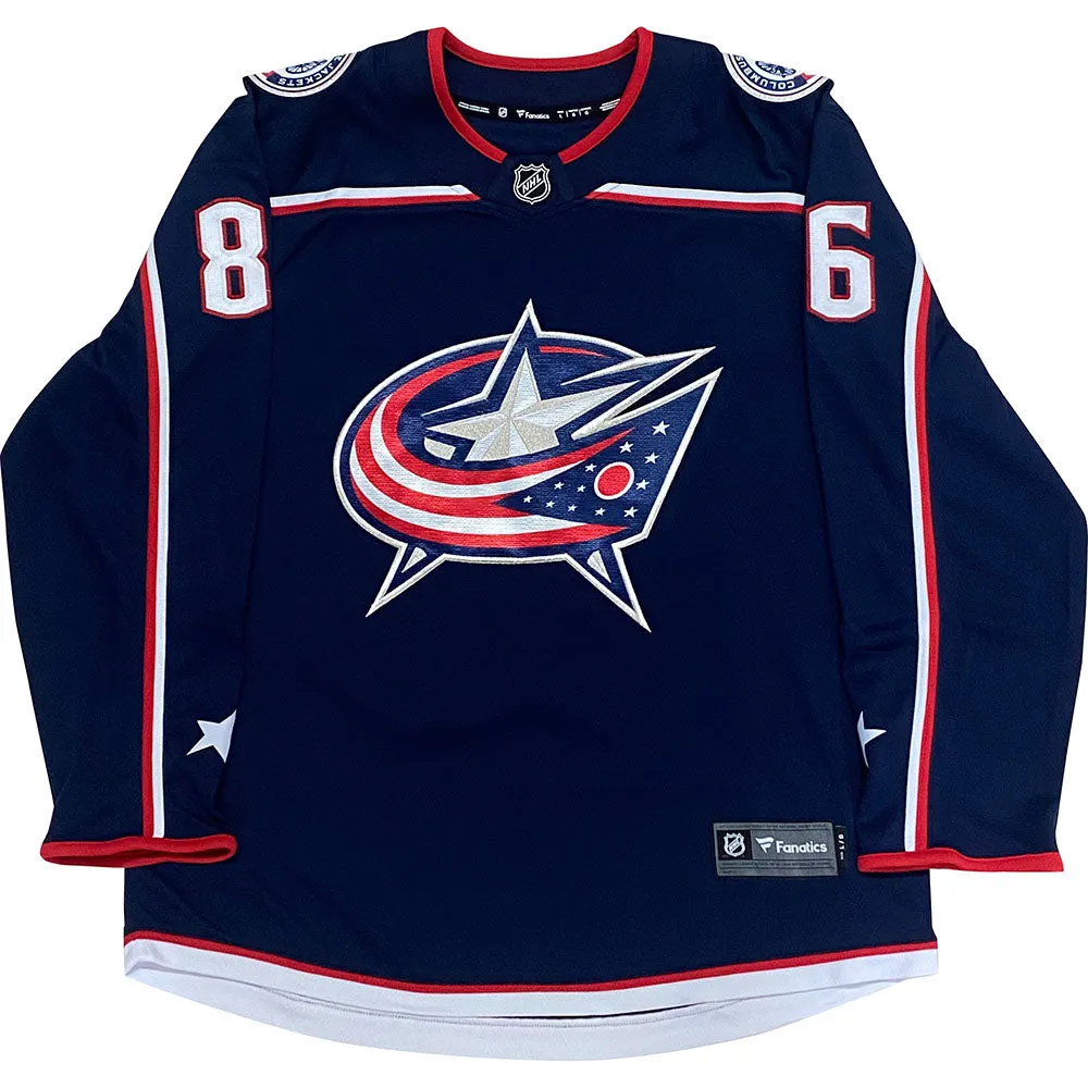 Kirill Marchenko Autographed Columbus Blue Jackets Replica Jersey