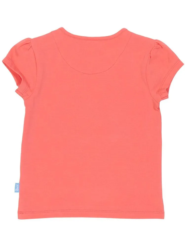 KITE Organic - Unicorn Coral Red T-shirt