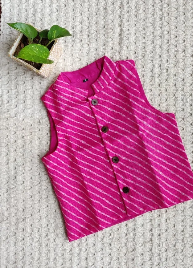 Klingaru Festive Pink Kota Jacket
