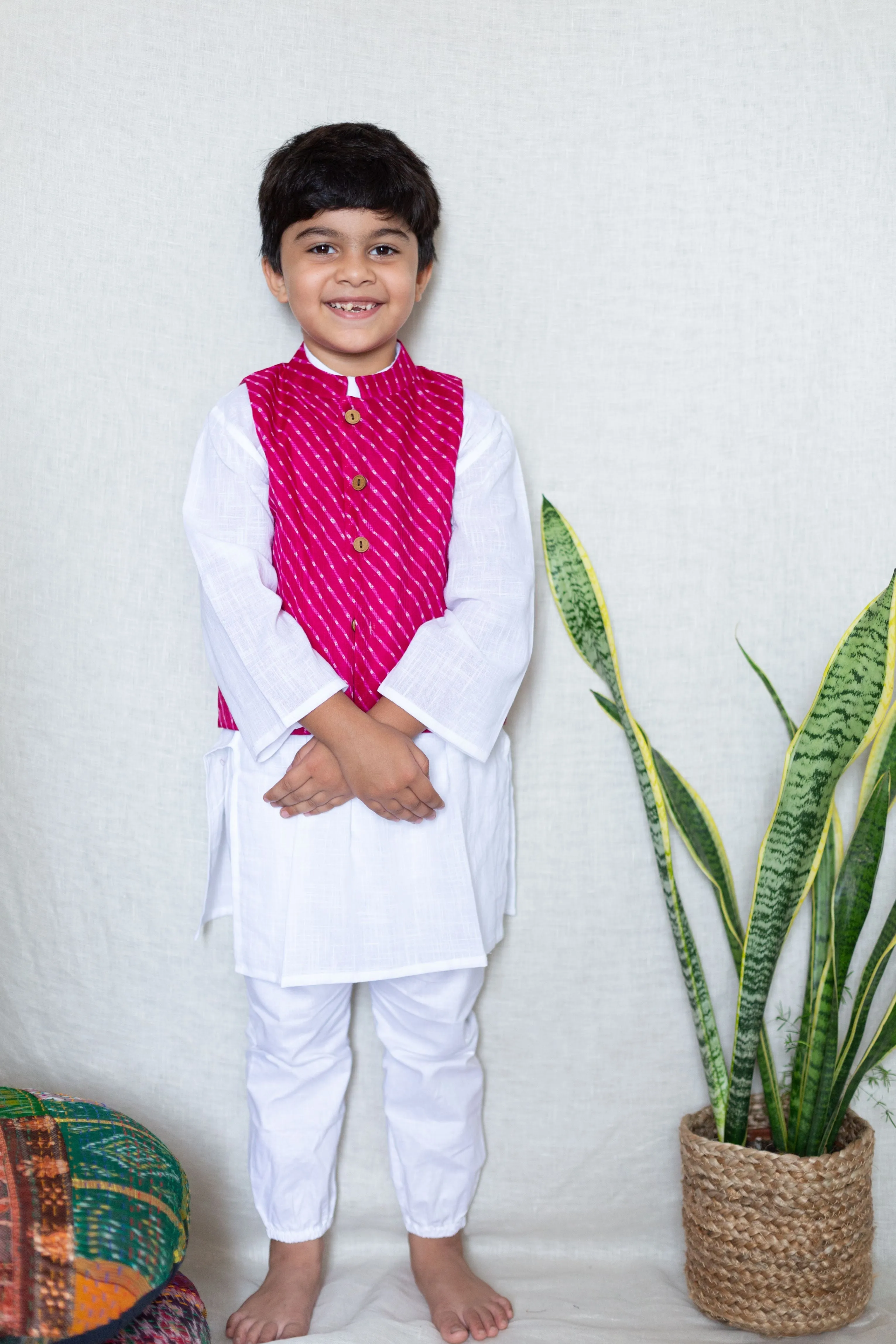 Klingaru Festive Pink Kota Jacket