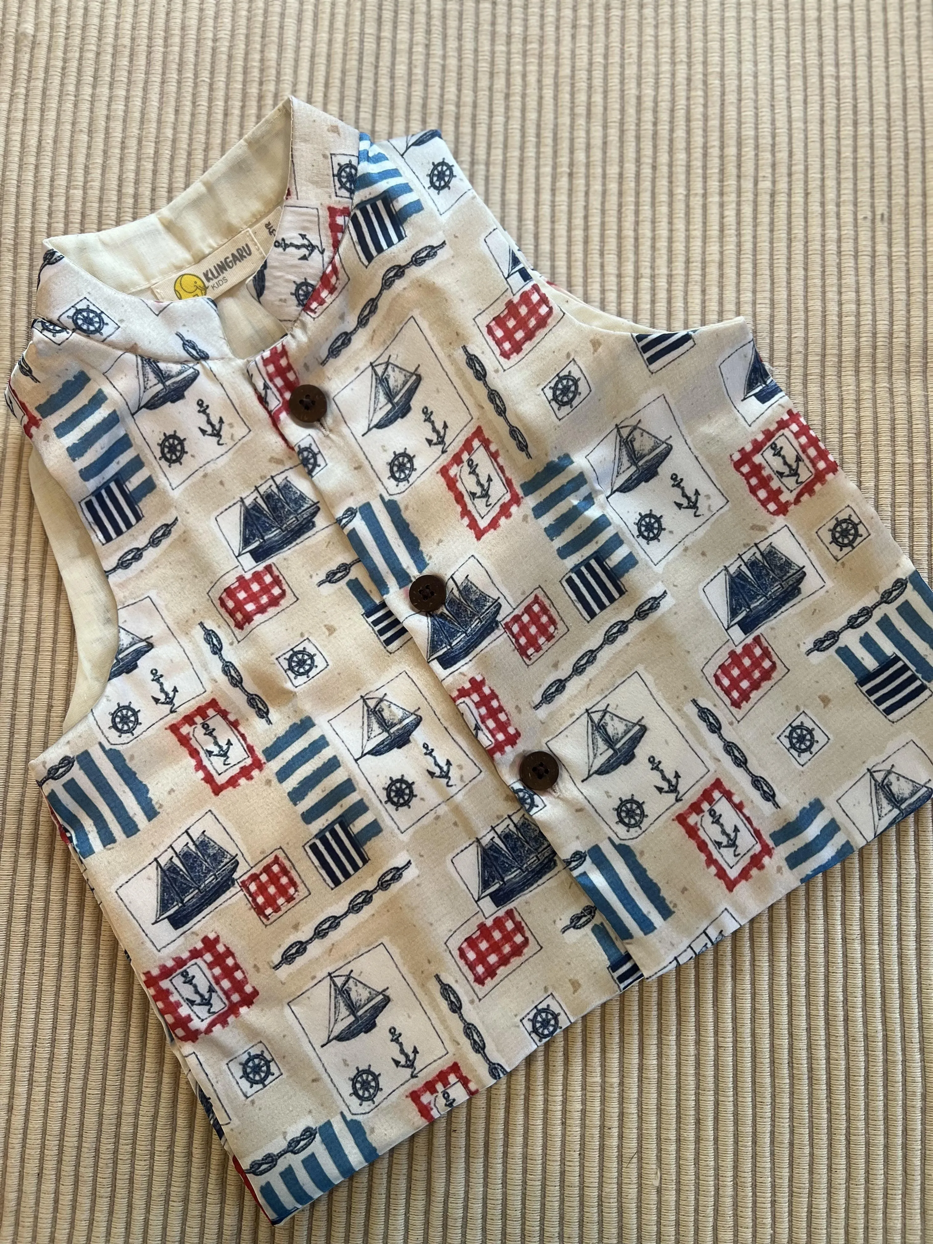 Klingaru Nehru Jacket - Sea Voyage