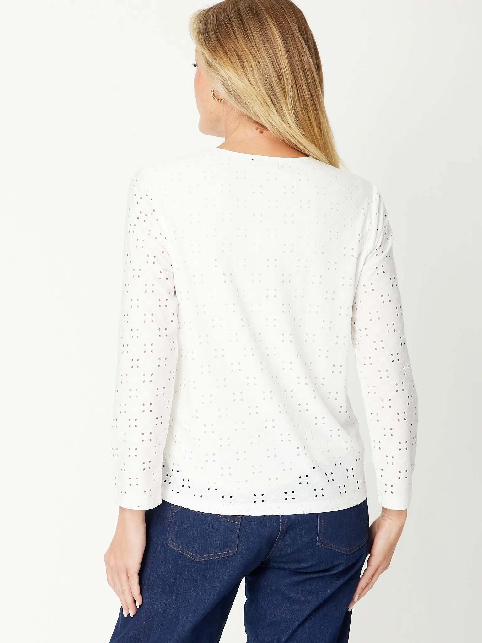 Lace Top - White- 30785