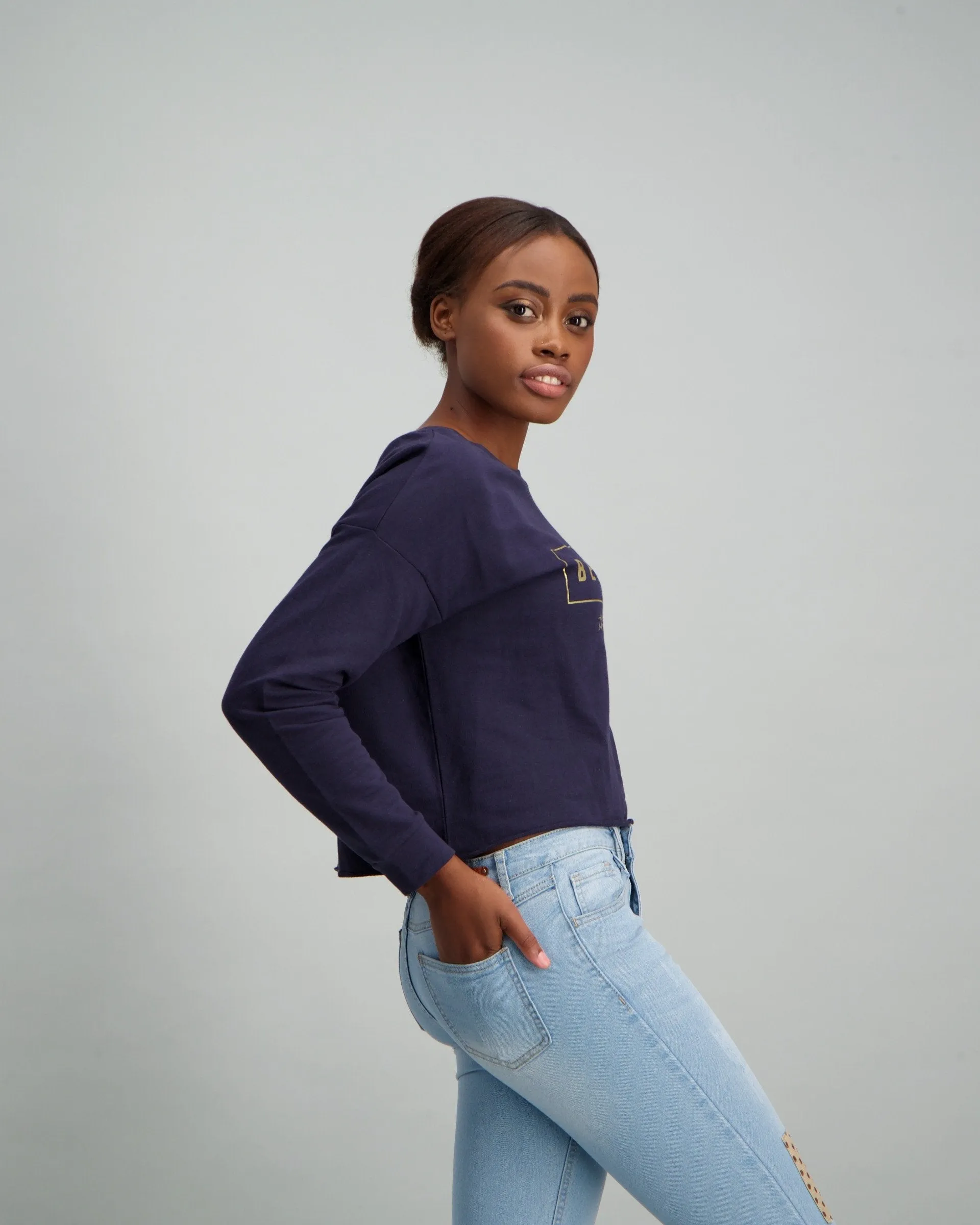 Ladies Active Pull Over - Navy