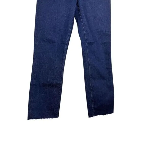 L’Agence Sada Lexington High Rise Cropped Slim Jeans Dark Women’s Size 24 NWT
