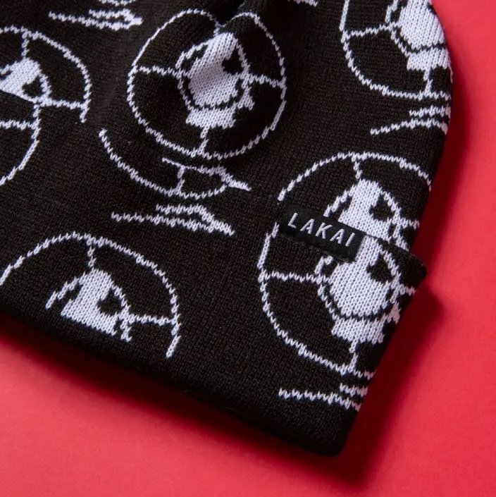 Lakai x Public Enemy Sniper Logo Beanie Black