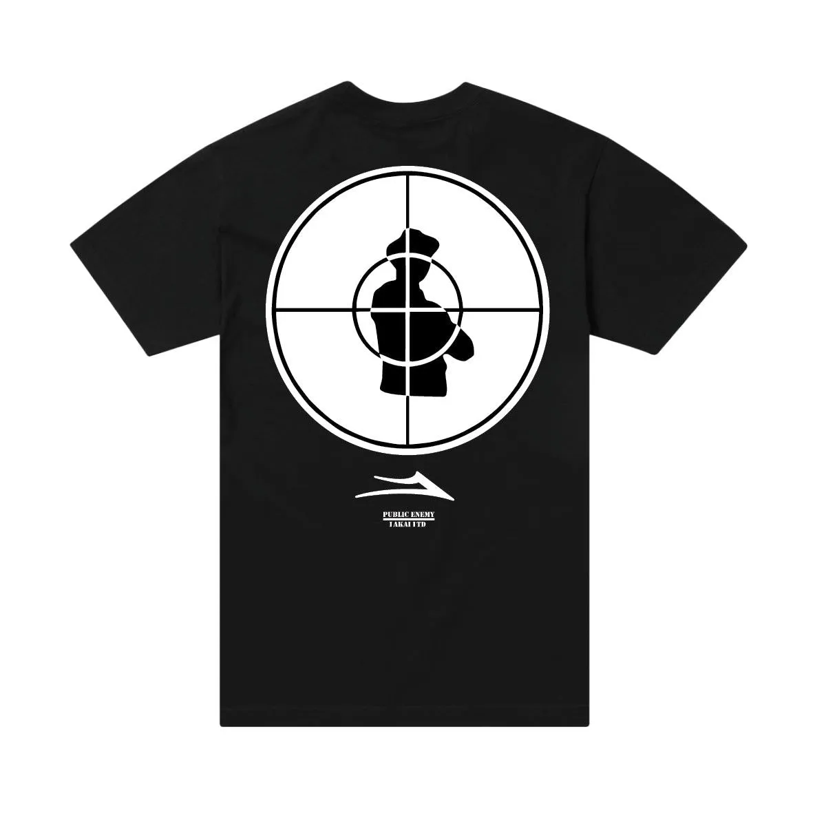 Lakai x Public Enemy Sniper Logo Tee Black