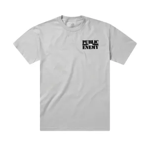 Lakai x Public Enemy Sniper Logo Tee Smoke Grey