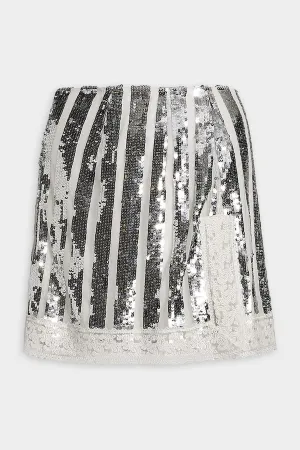 Lambada Skirt in Silver