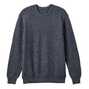 LANDMARK CREW SWEATER HEATHER BLUE