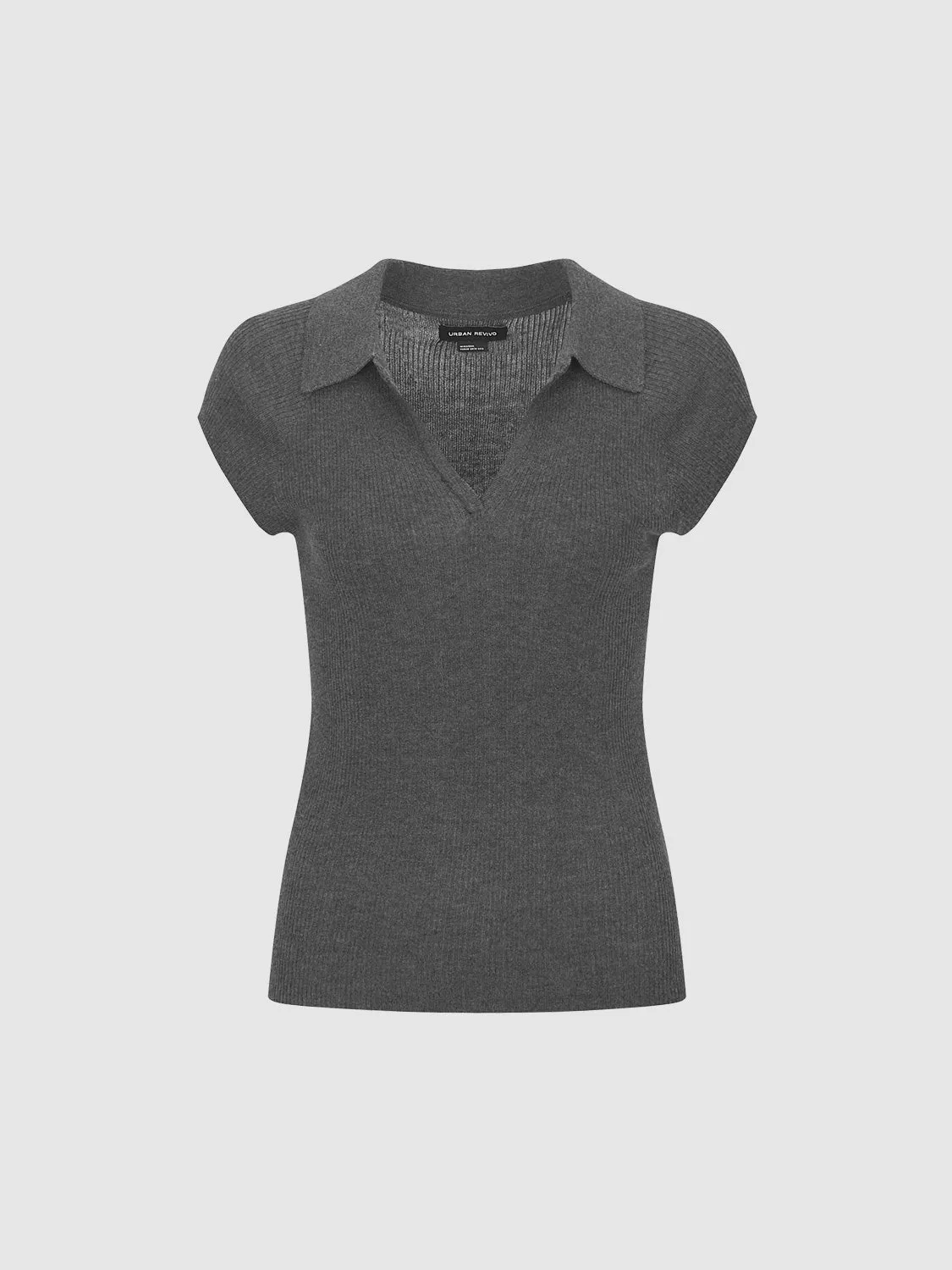 Lapel Knitted T-Shirts
