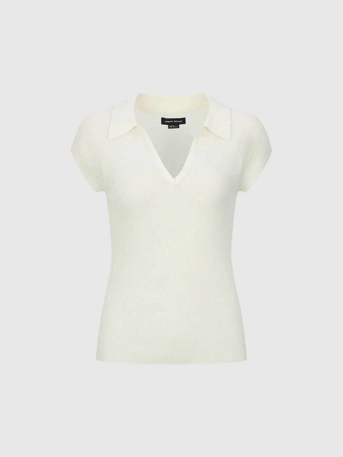 Lapel Knitted T-Shirts