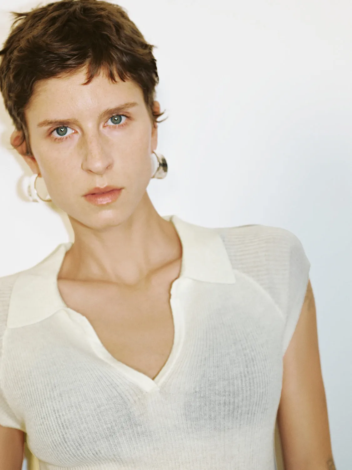 Lapel Knitted T-Shirts