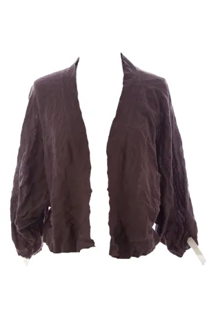 LAURIE B. Women's Cobblestone Open Front Shrug Sweater MB83320 Sz S $44 NEW
