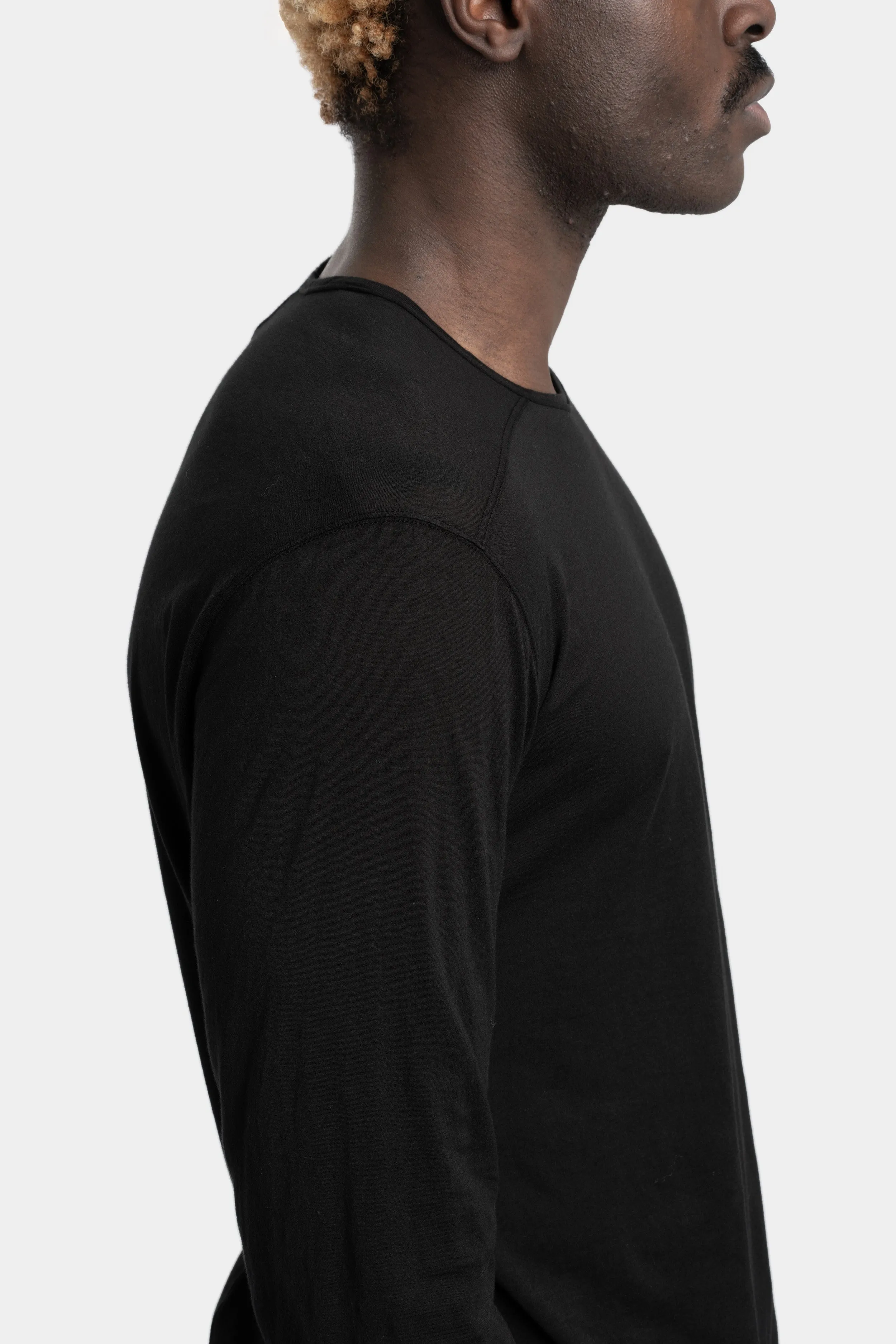 Level long sleeve tee, Cotton gauze