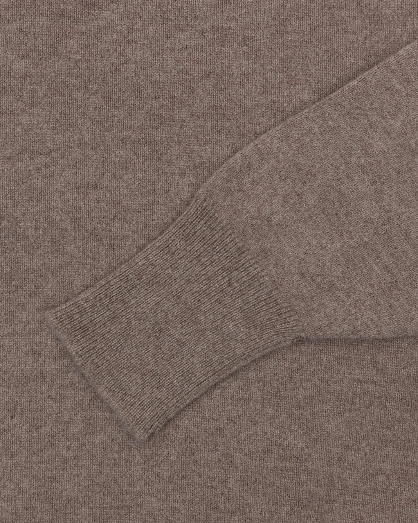 Light Brown Lambswool Crew Neck