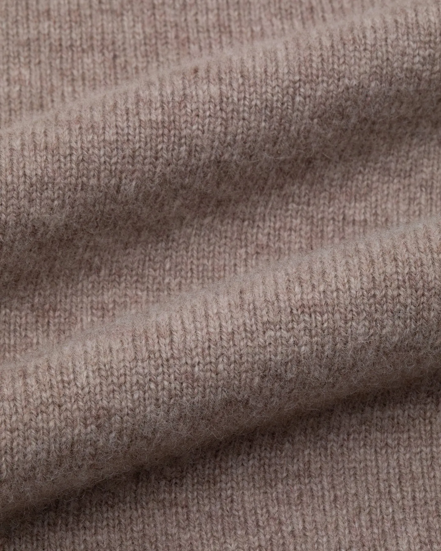 Light Brown Lambswool Crew Neck