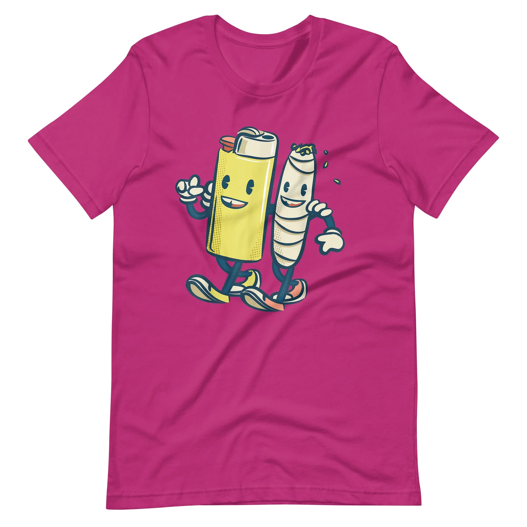 Lighter-Joint-Friends-420-Smoking-Weed-Unisex t-shirt