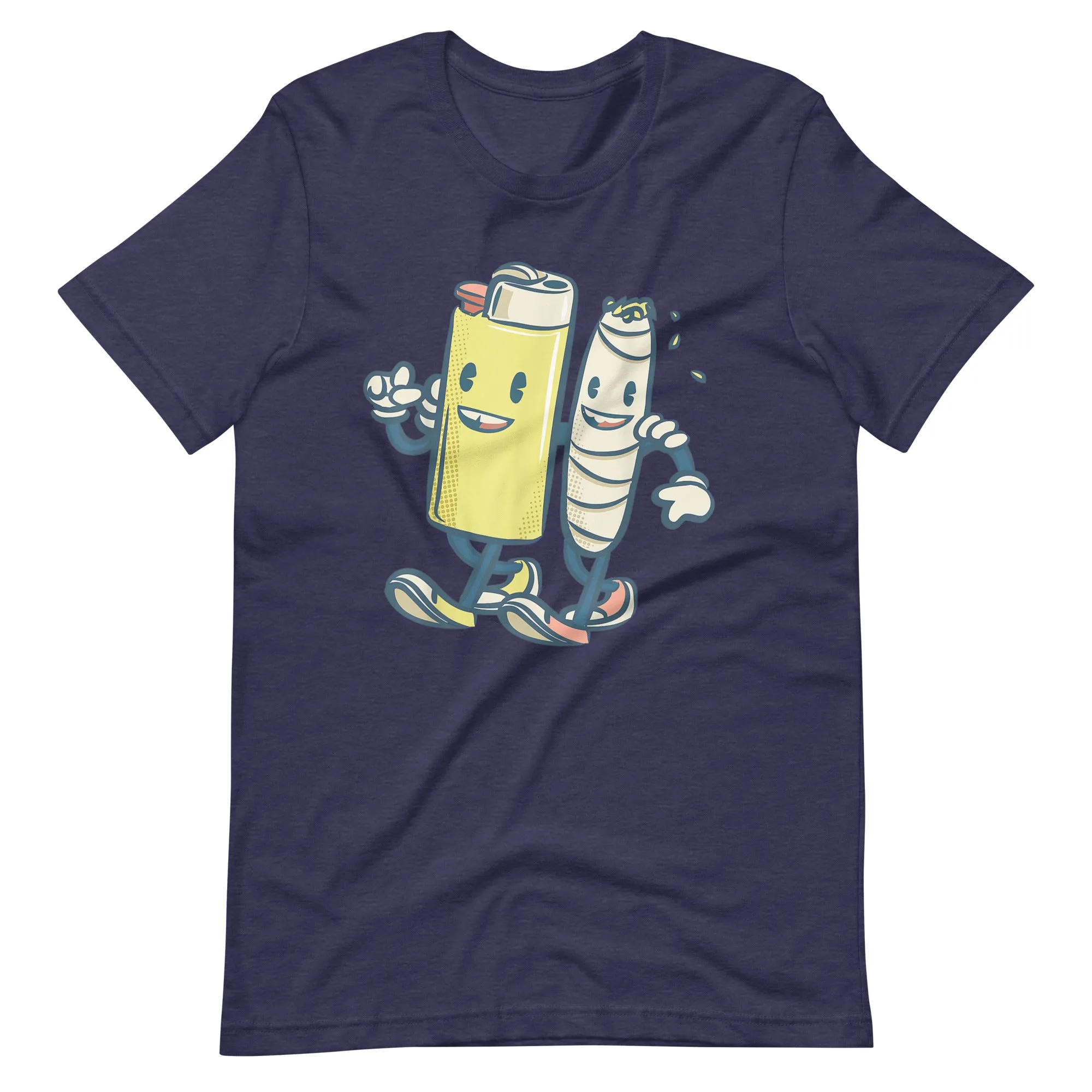 Lighter-Joint-Friends-420-Smoking-Weed-Unisex t-shirt