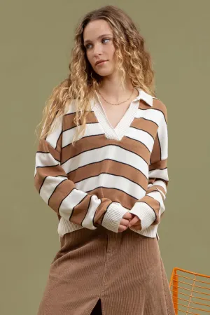 Lightweight Polo Sweater