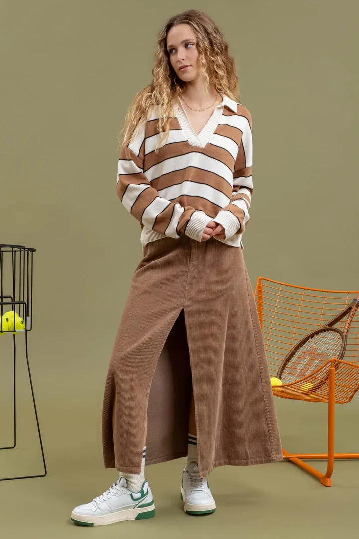 Lightweight Polo Sweater