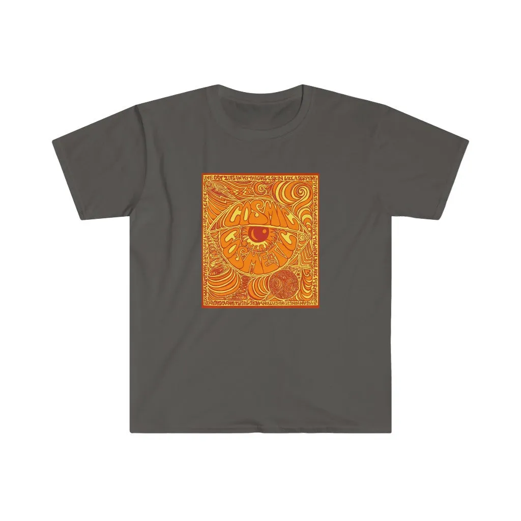 Limited Edition Cosmic Over Cosmetic Soft Cotton SS Tee - Orange Rush