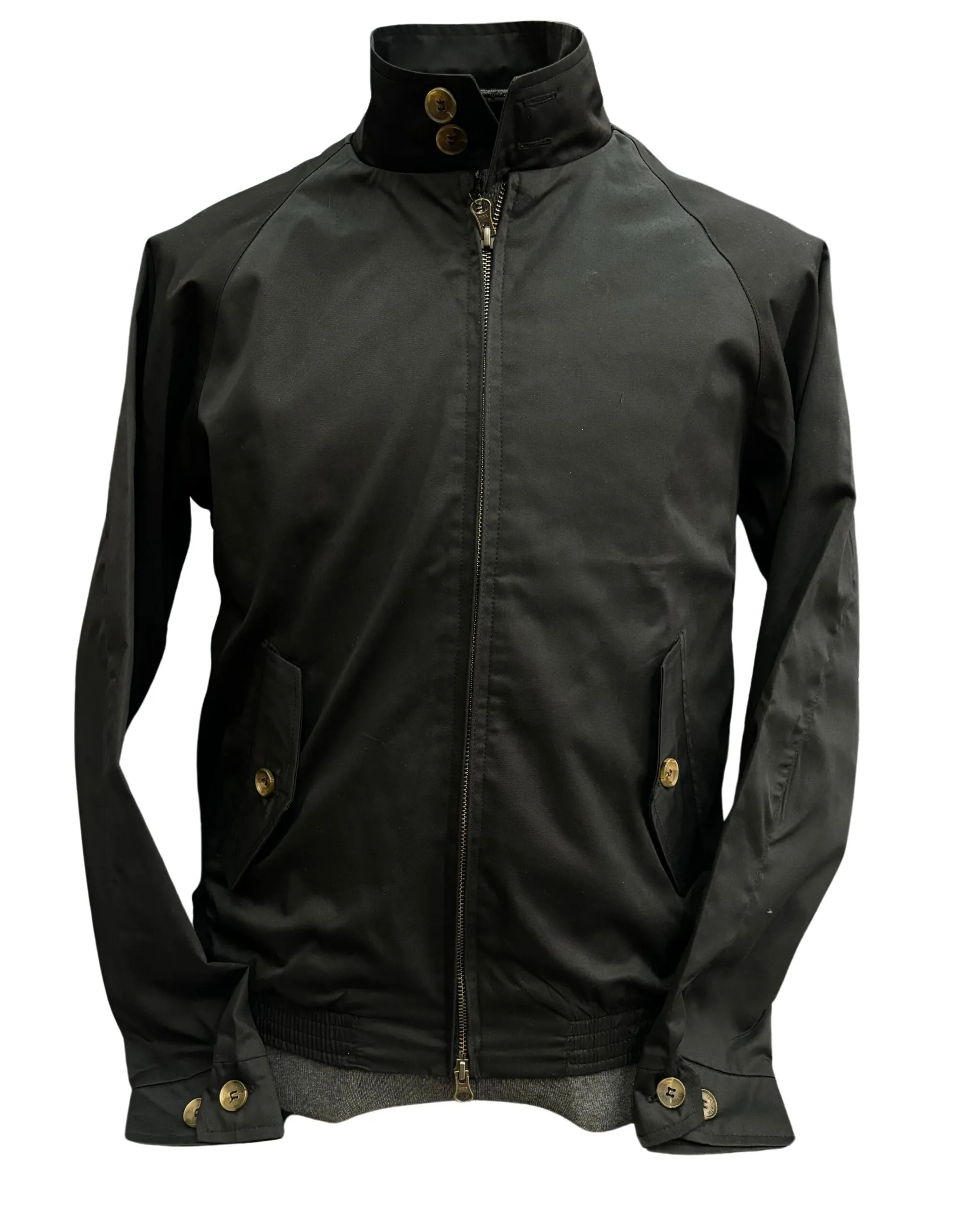 London Fog Black Harrington Jacket