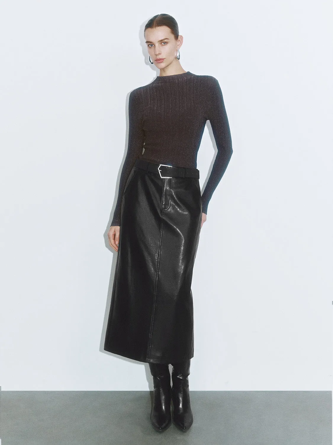 Long Sleeve Knitted T-Shirts