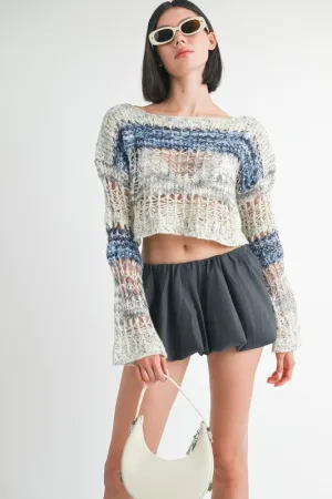 Loose Knitted Crop sweater
