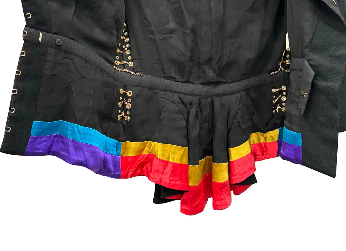 Louis Vuitton 3/4 Sleeve Jacket w/ Gold Chains - X-SMALL
