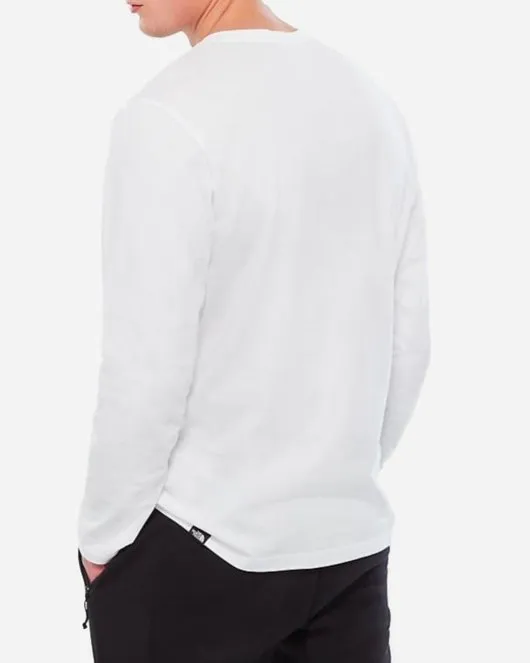 L/S Fine Tee - White