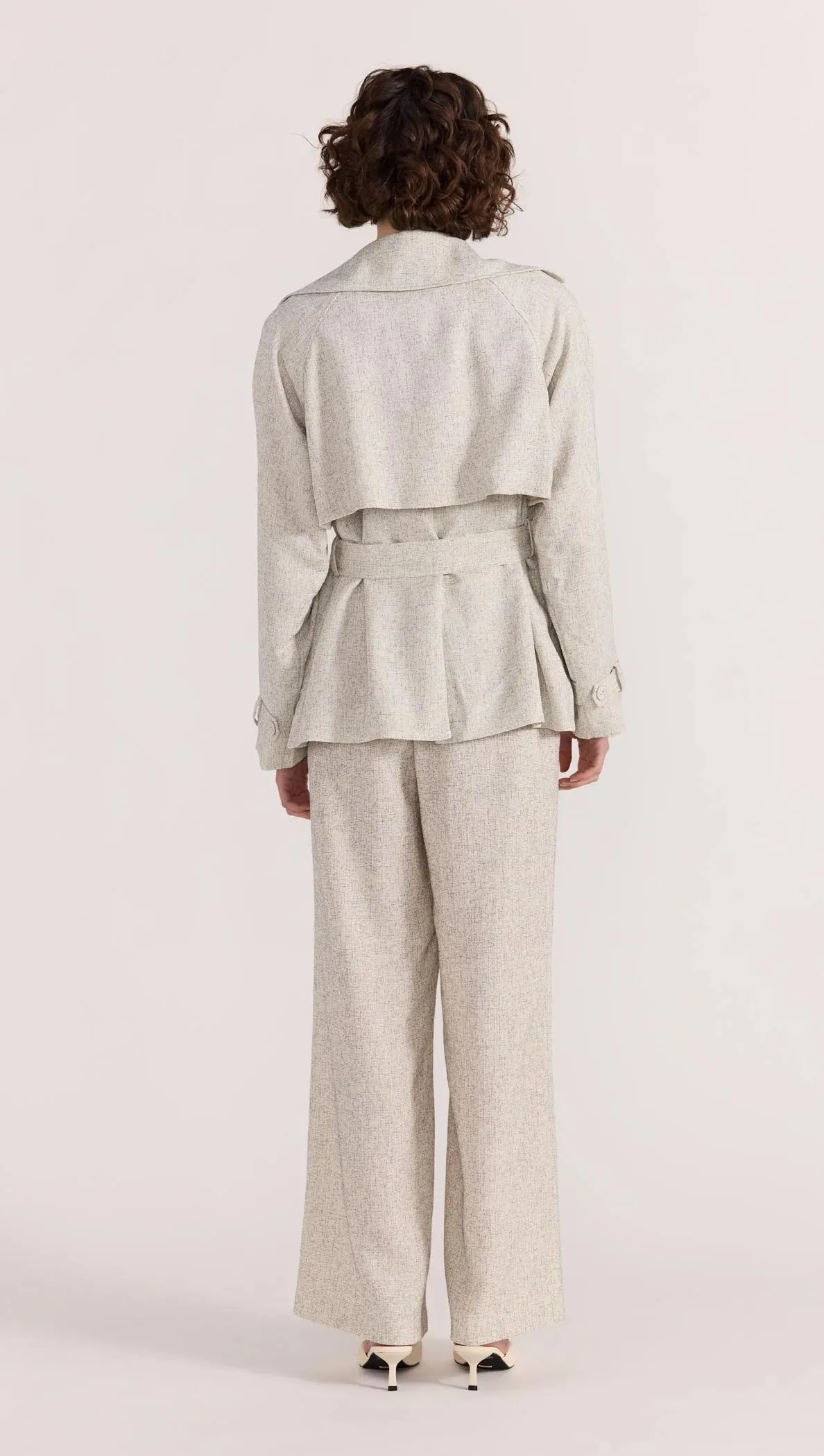 Lucielle Crop Trench Coat