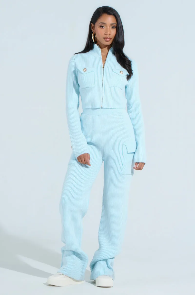LUCY ZIP UP SWEATER