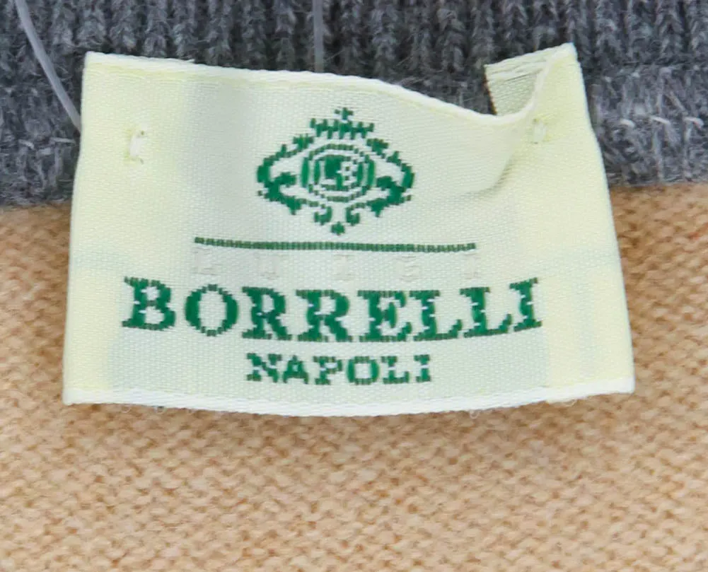 Luigi Borrelli Beige Sweater - Size: X Large US / 54 EU