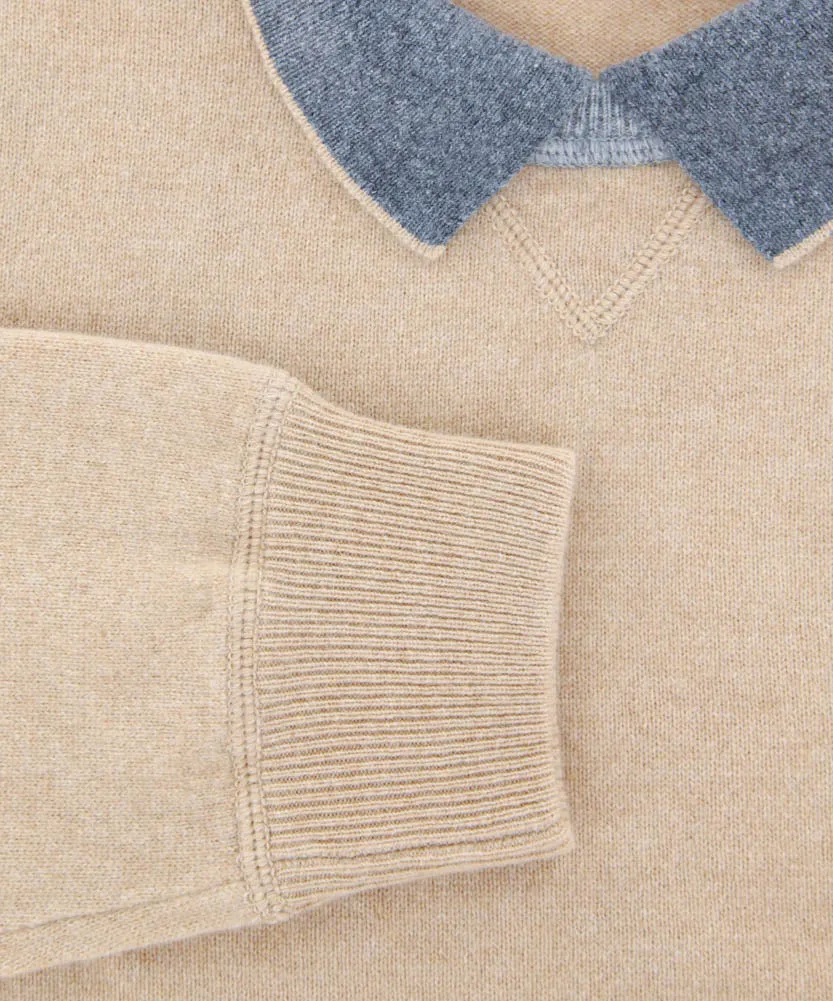 Luigi Borrelli Beige Sweater - Size: X Large US / 54 EU