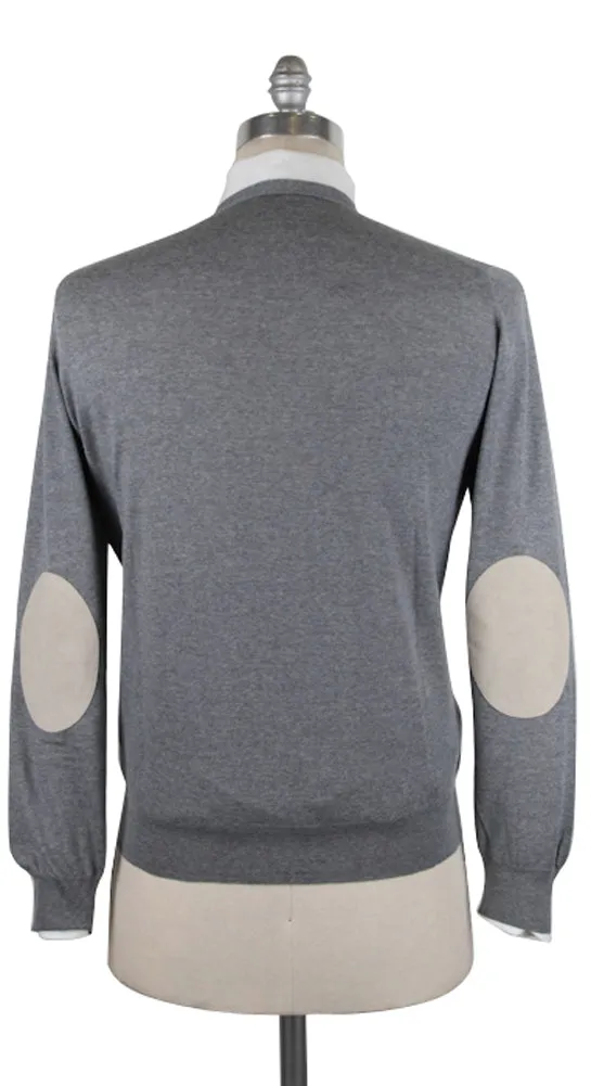 Luigi Borrelli Gray Sweater – Size: Medium US / 50 EU