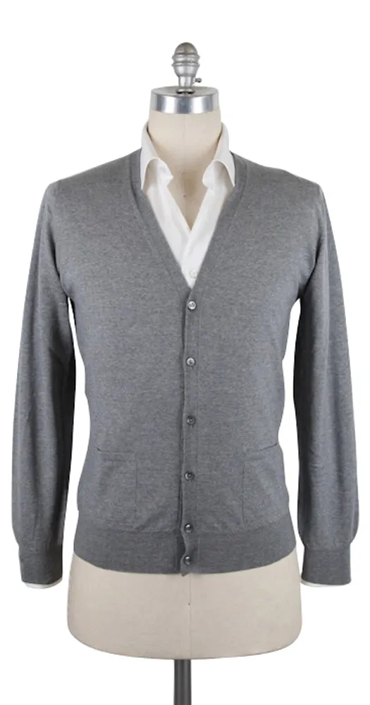 Luigi Borrelli Gray Sweater – Size: Medium US / 50 EU