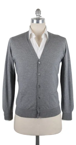 Luigi Borrelli Gray Sweater – Size: Medium US / 50 EU