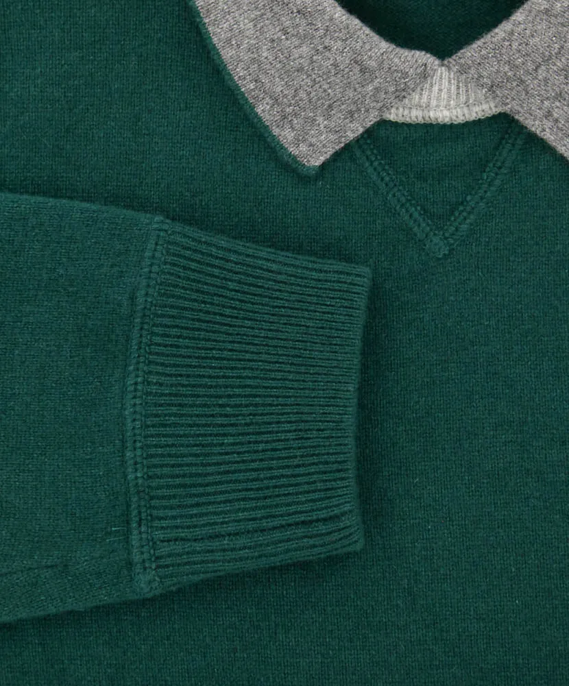 Luigi Borrelli Green Sweater - Size: Medium US / 50 EU