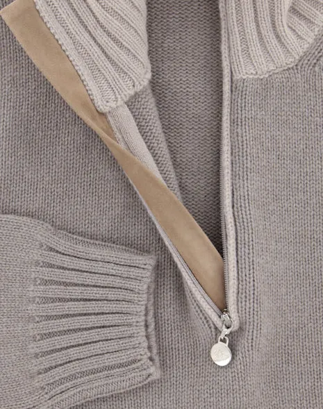 Luigi Borrelli Light Brown Sweater – Size: Medium US / 50 EU