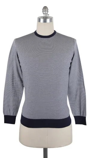Luigi Borrelli Navy Blue Sweater – Size: Medium US / 50 EU