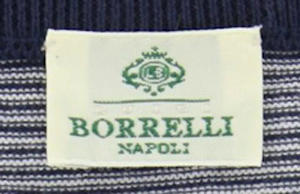 Luigi Borrelli Navy Blue Sweater – Size: Medium US / 50 EU