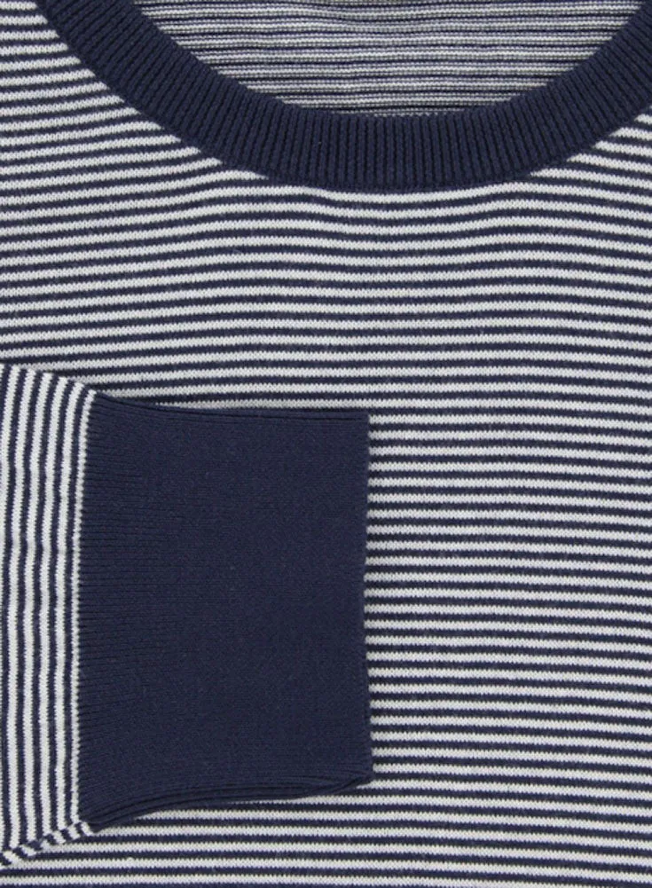 Luigi Borrelli Navy Blue Sweater – Size: Medium US / 50 EU