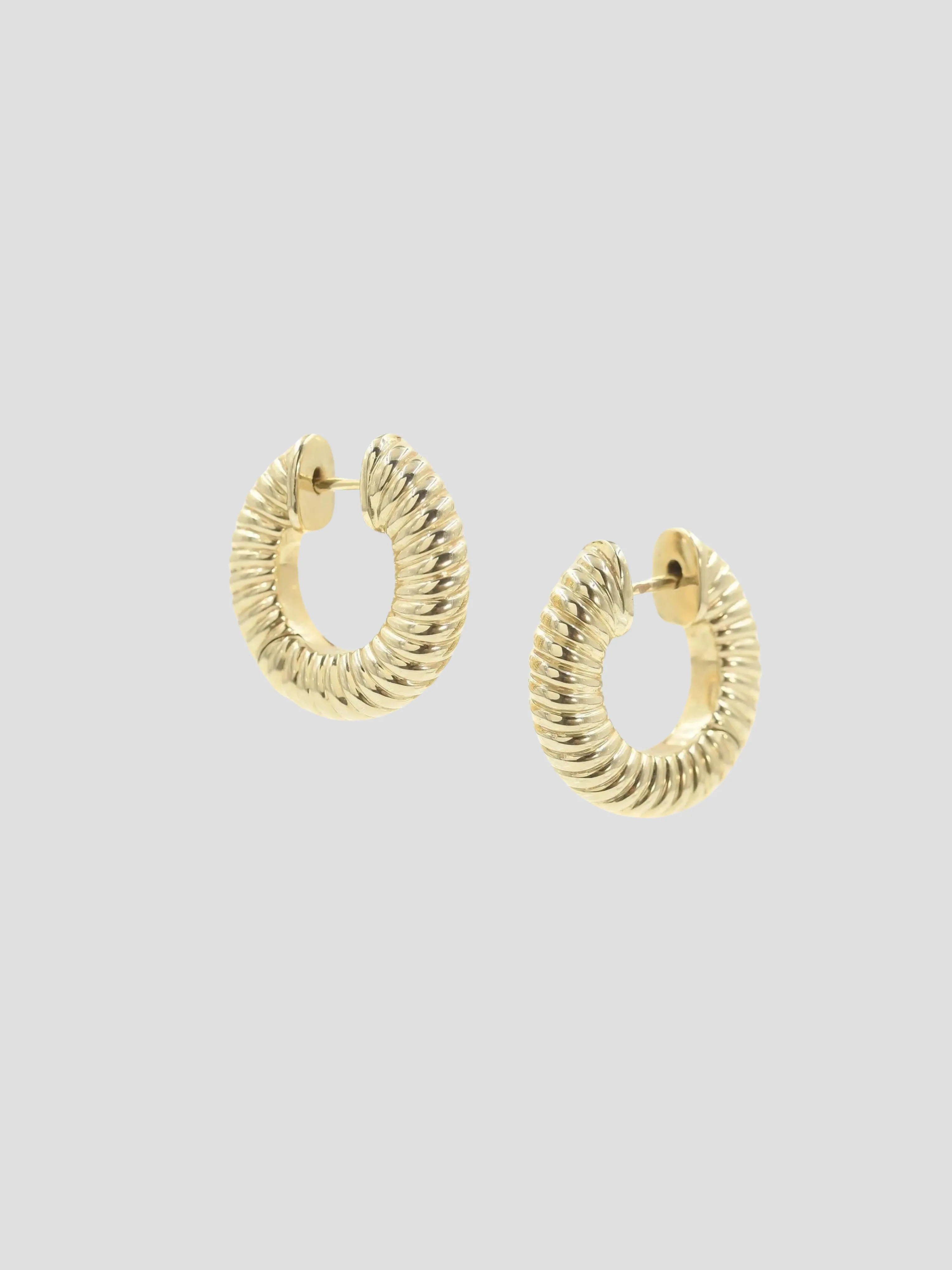 Lulu Textured Hoops