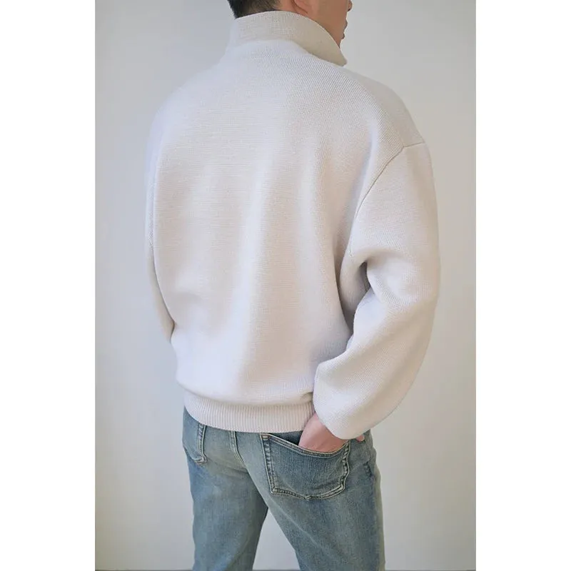 Lux Merino Wool Knit Sweater