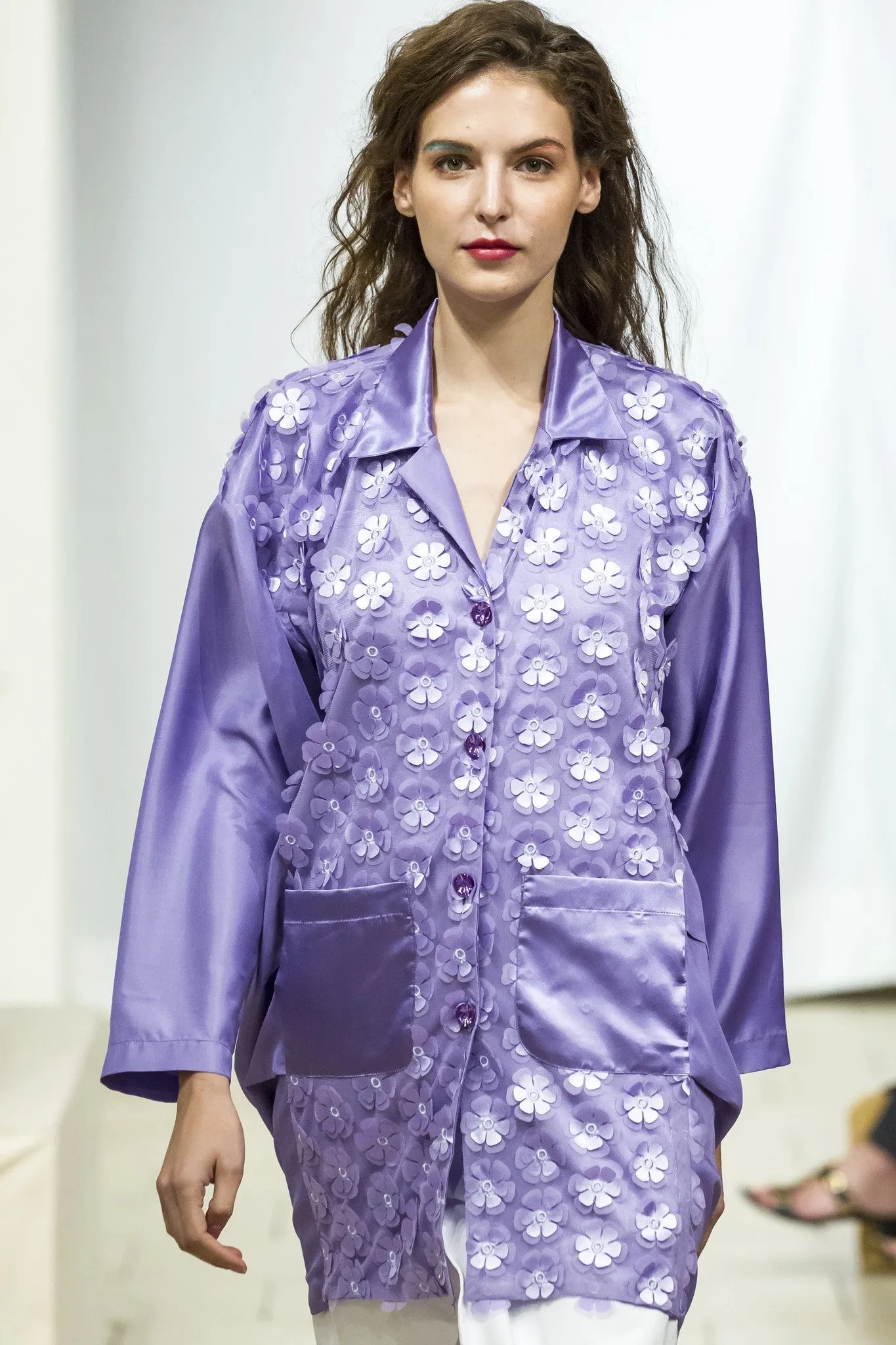 Made in NYC: Flower Shirt Jacket Style 146