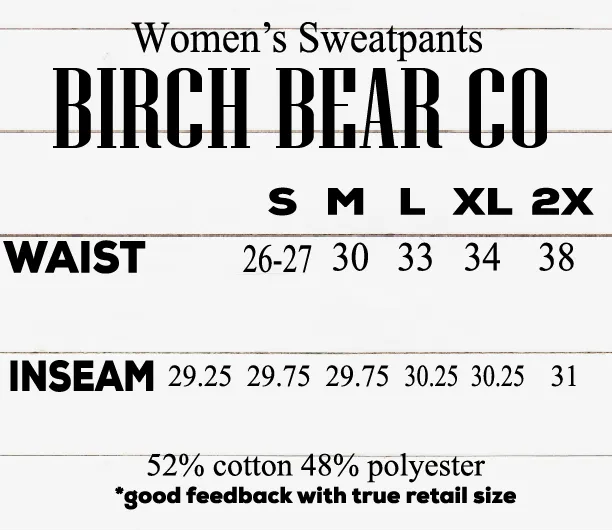 Mama Bear Graphic Women's Soft Washed Sweatpants
