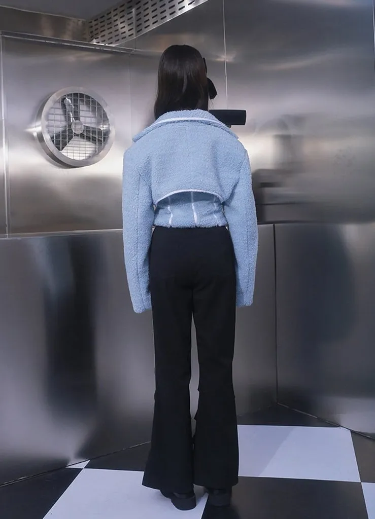 MARIGOLDSHADOWS - Original Kisho Fuzzy Top and Collared Jacket