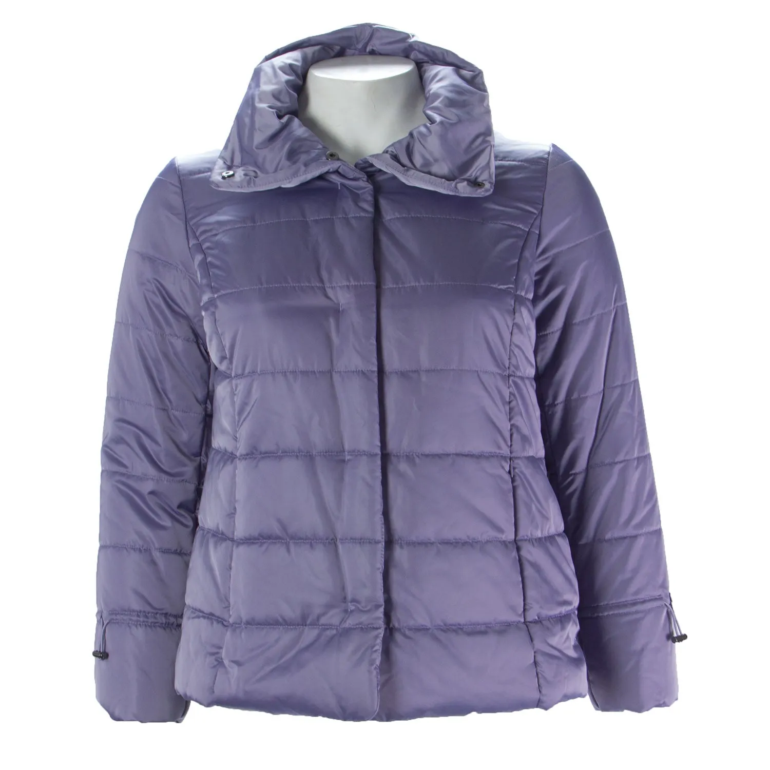 MARINA RINALDI Women's Parigi High Collar Coat $285 NWT