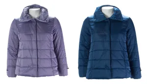 MARINA RINALDI Women's Parigi High Collar Coat $285 NWT